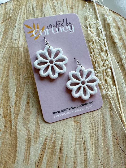 White Flower Outline