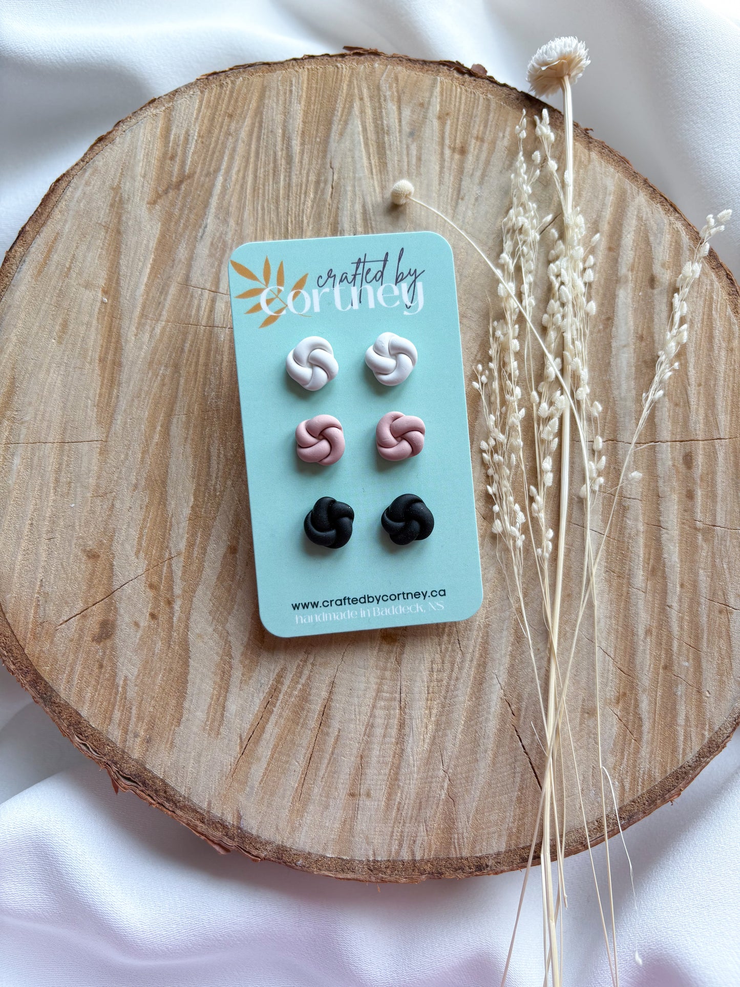 Knot Stud Trio