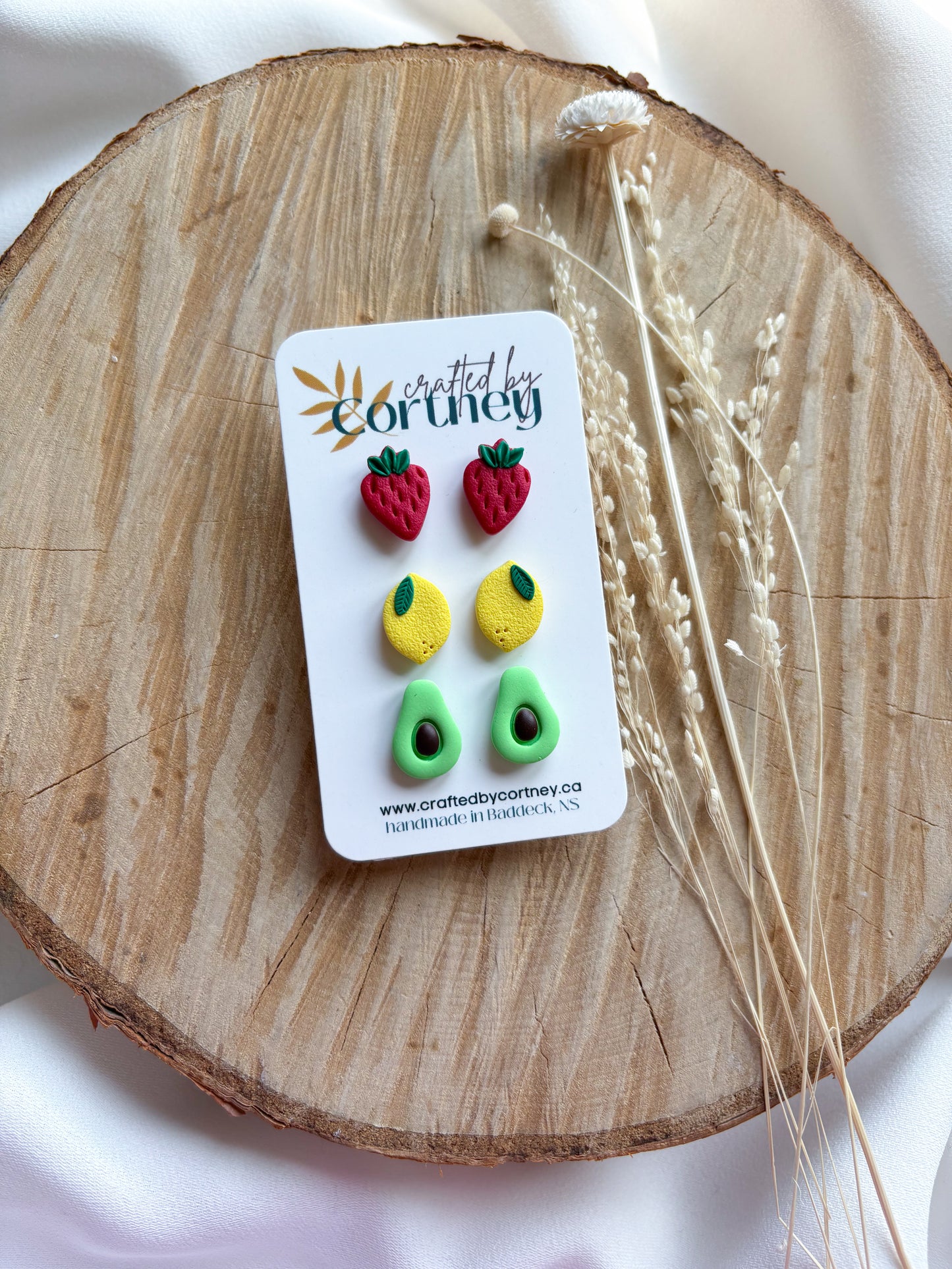 Fruit & Veggie Stud Trios