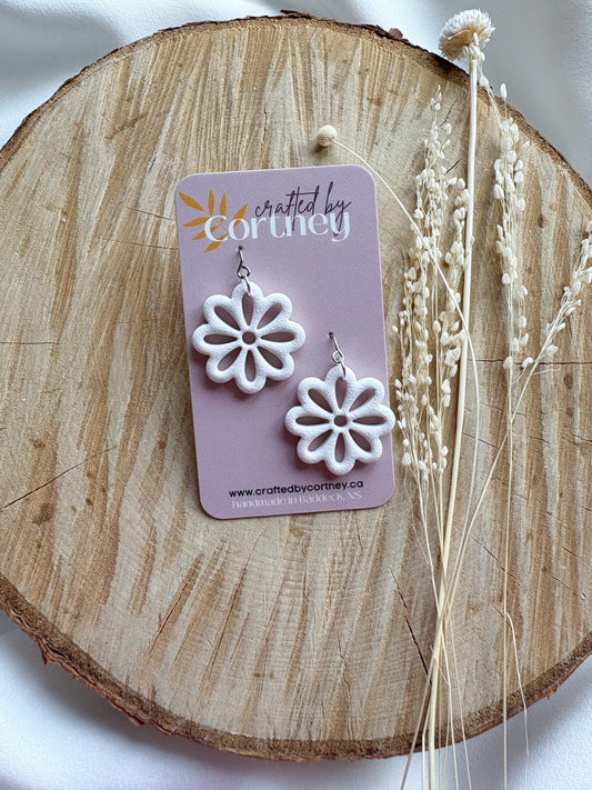 White Flower Outline