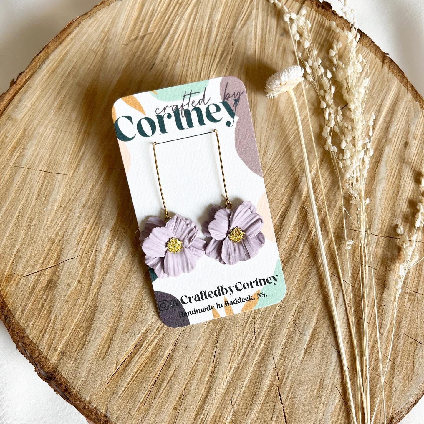 Textured Flower drops