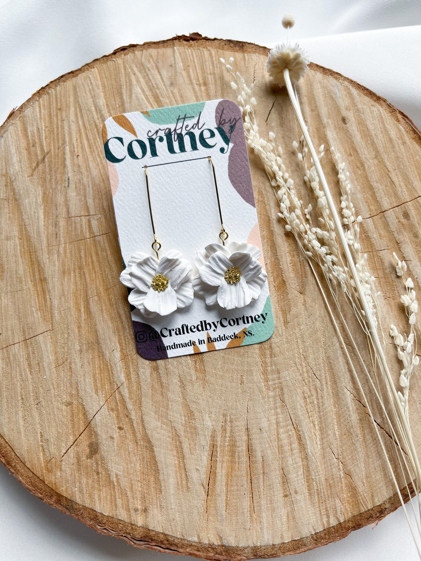 Textured Flower drops