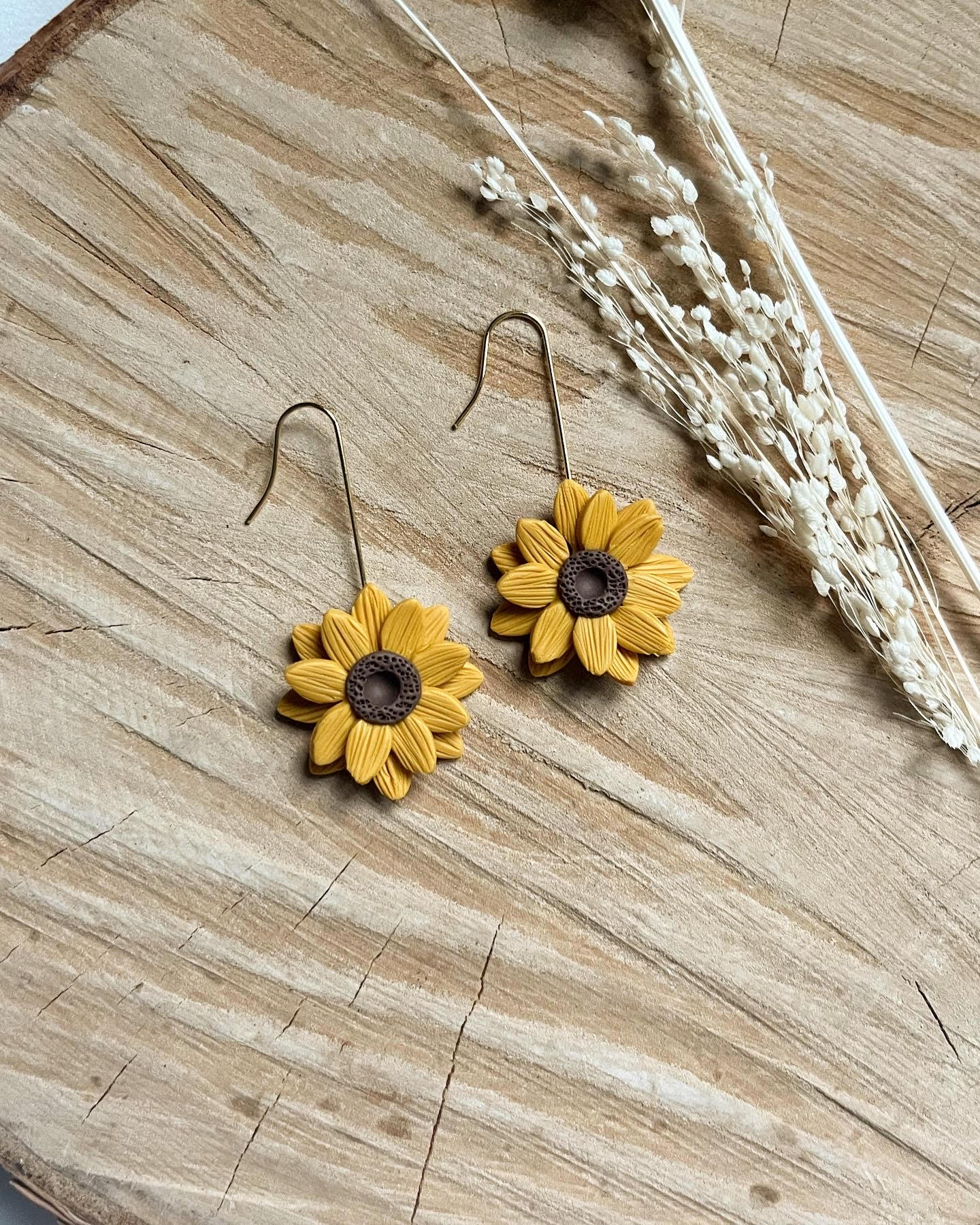 Textured Sunflower drops
