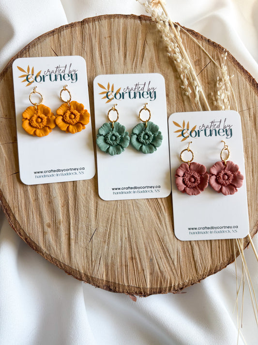 Peony Dangles - Large