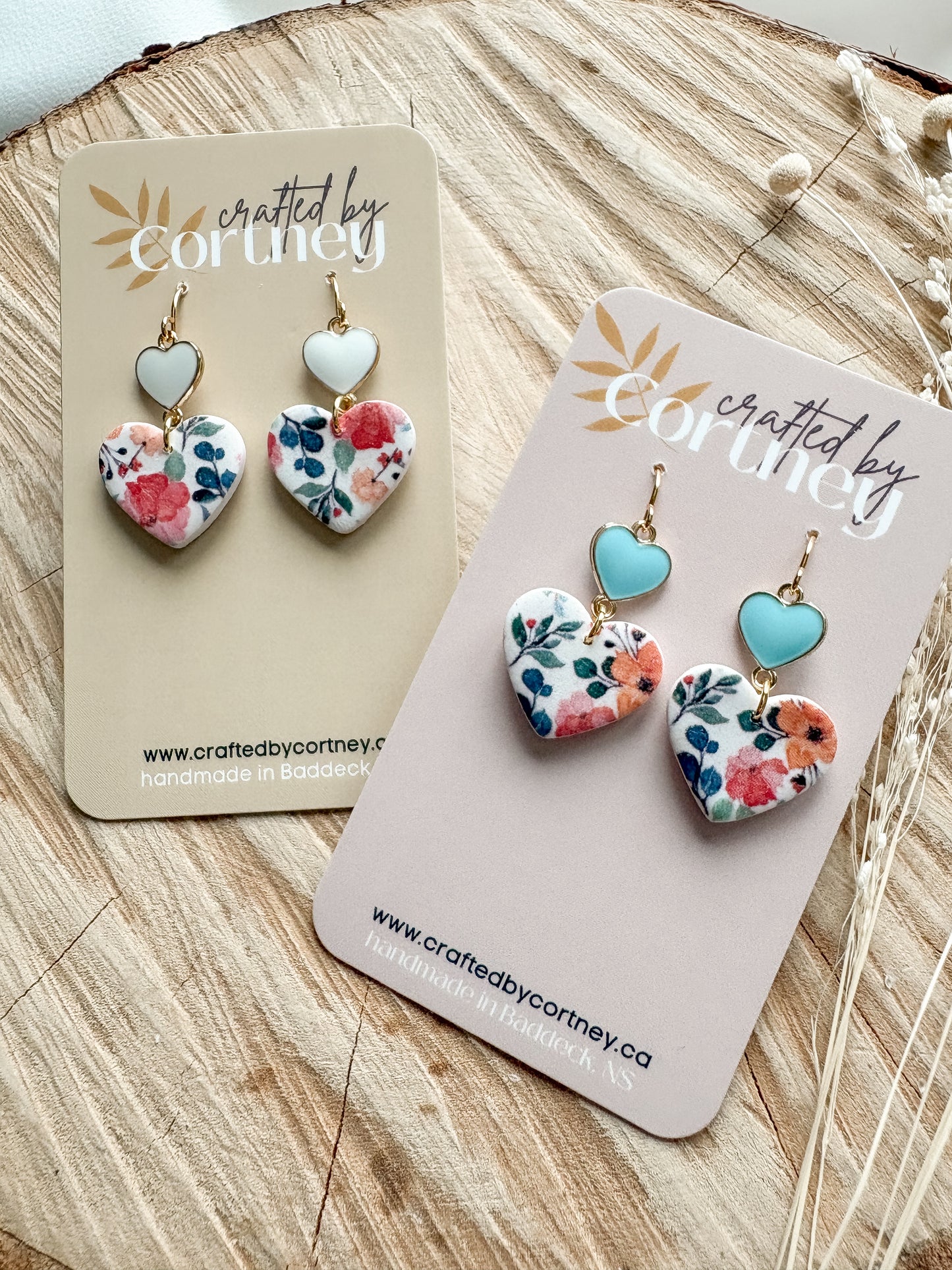 Floral Double Hearts