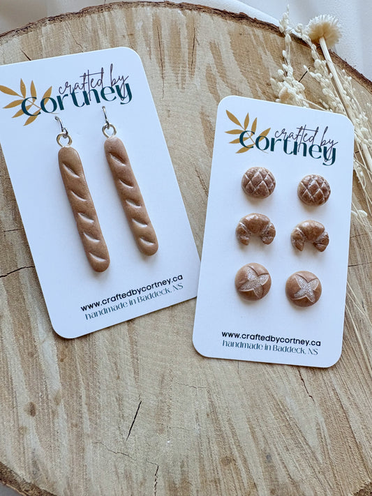 Bread Dangles & Studs 🥖