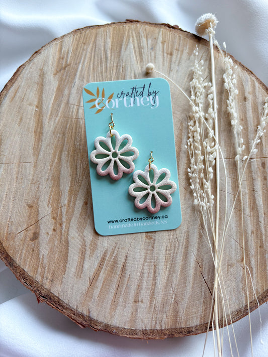 Ombre Flower Outline - Neutral