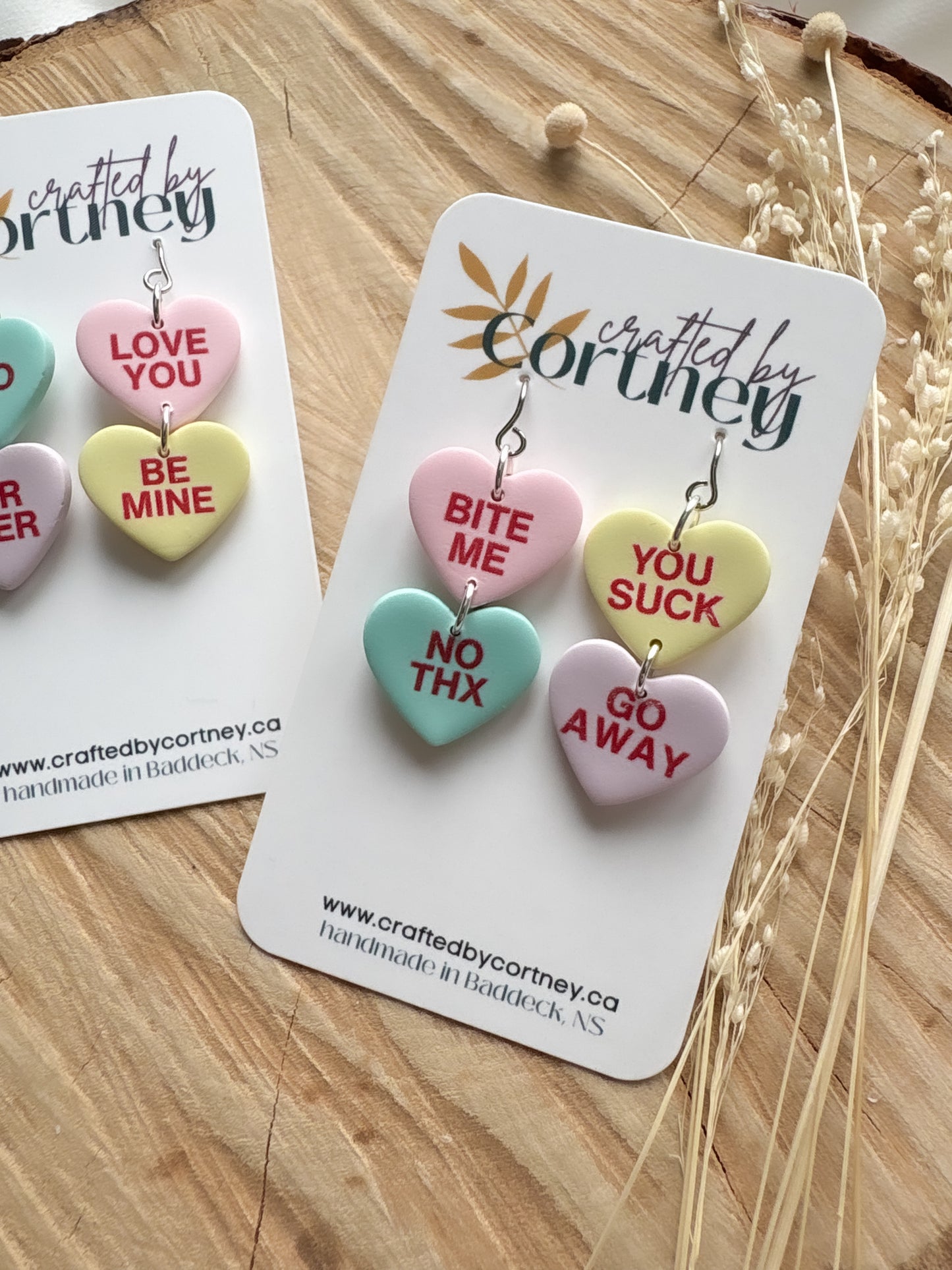 Love & Anti-love Heart Dangles