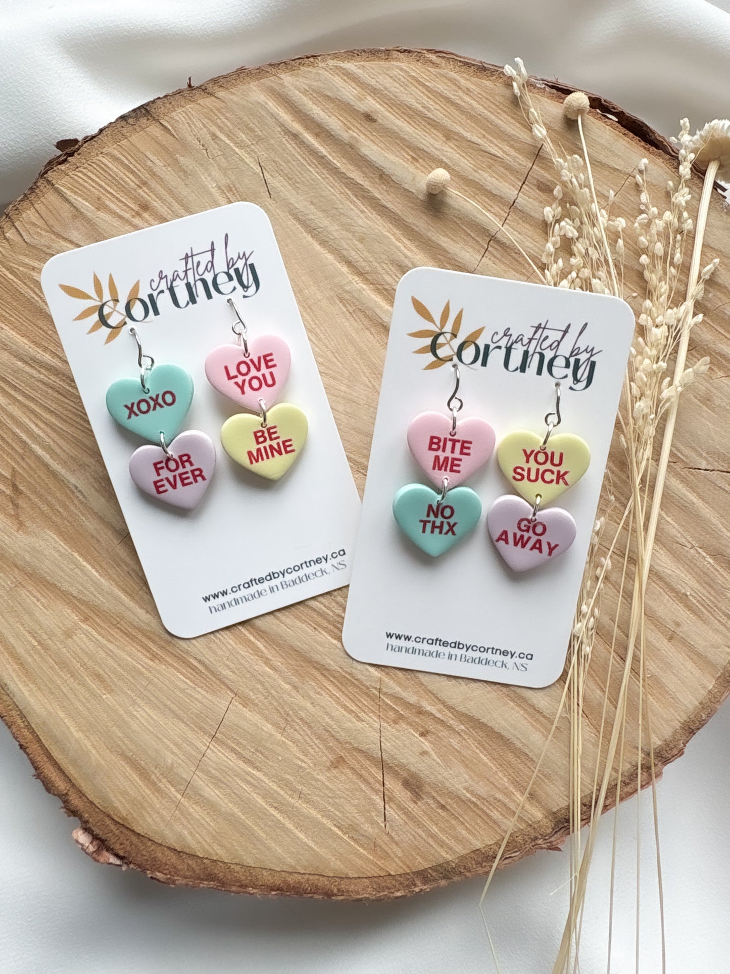 Love & Anti-love Heart Dangles