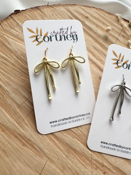 Tied Bow dangles