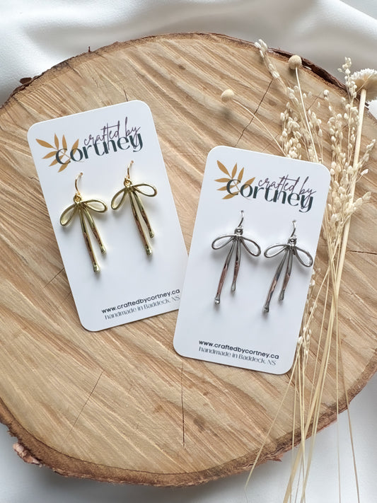 Tied Bow dangles