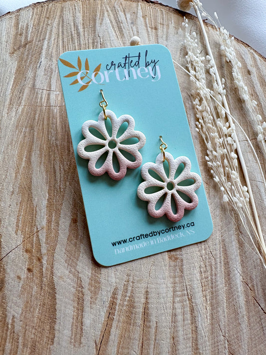 Ombre Flower Outline - Neutral