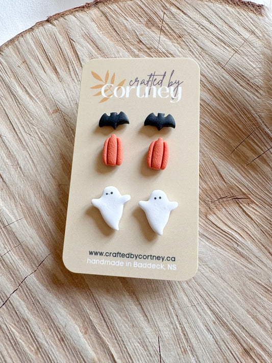 Halloween Stud Trio